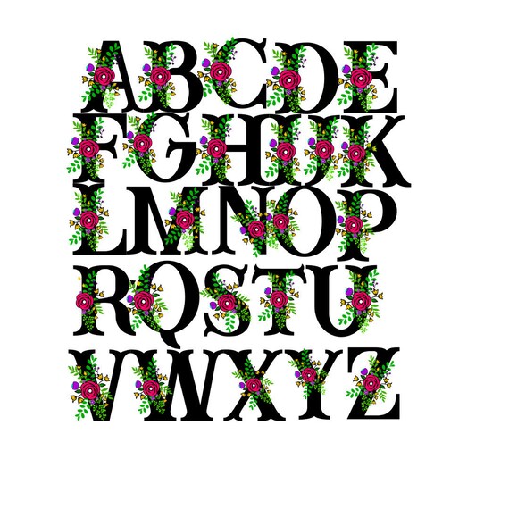 Free Free 288 Floral Monogram Letter Svg SVG PNG EPS DXF File