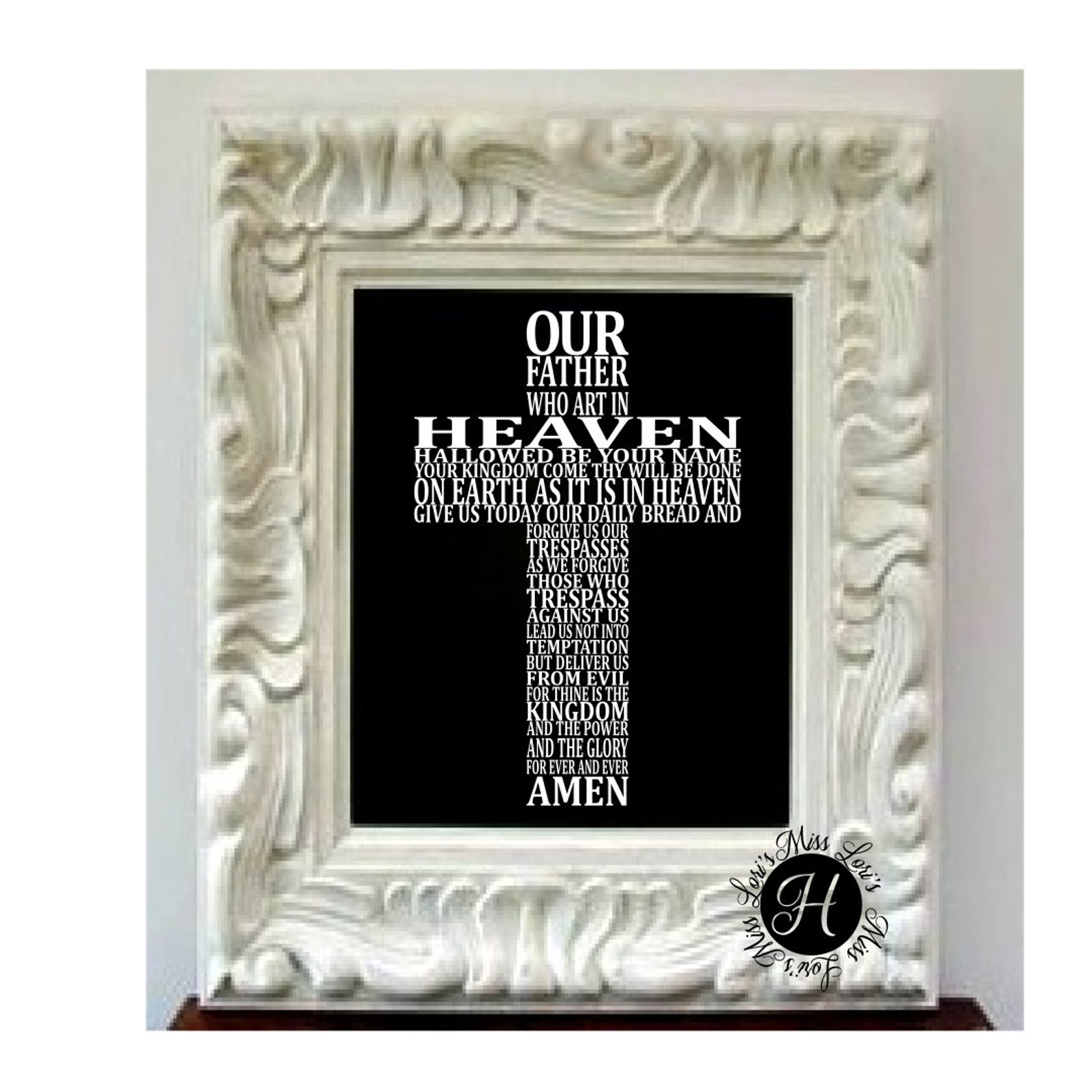 Download The lords prayer cross Our Father Cross Svg Png Eps Pdf Dfx | Etsy