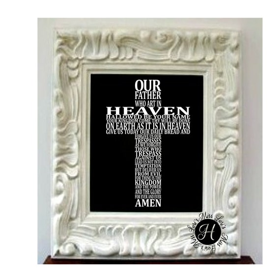 Download The lords prayer cross Our Father Cross Svg Png Eps Pdf ...
