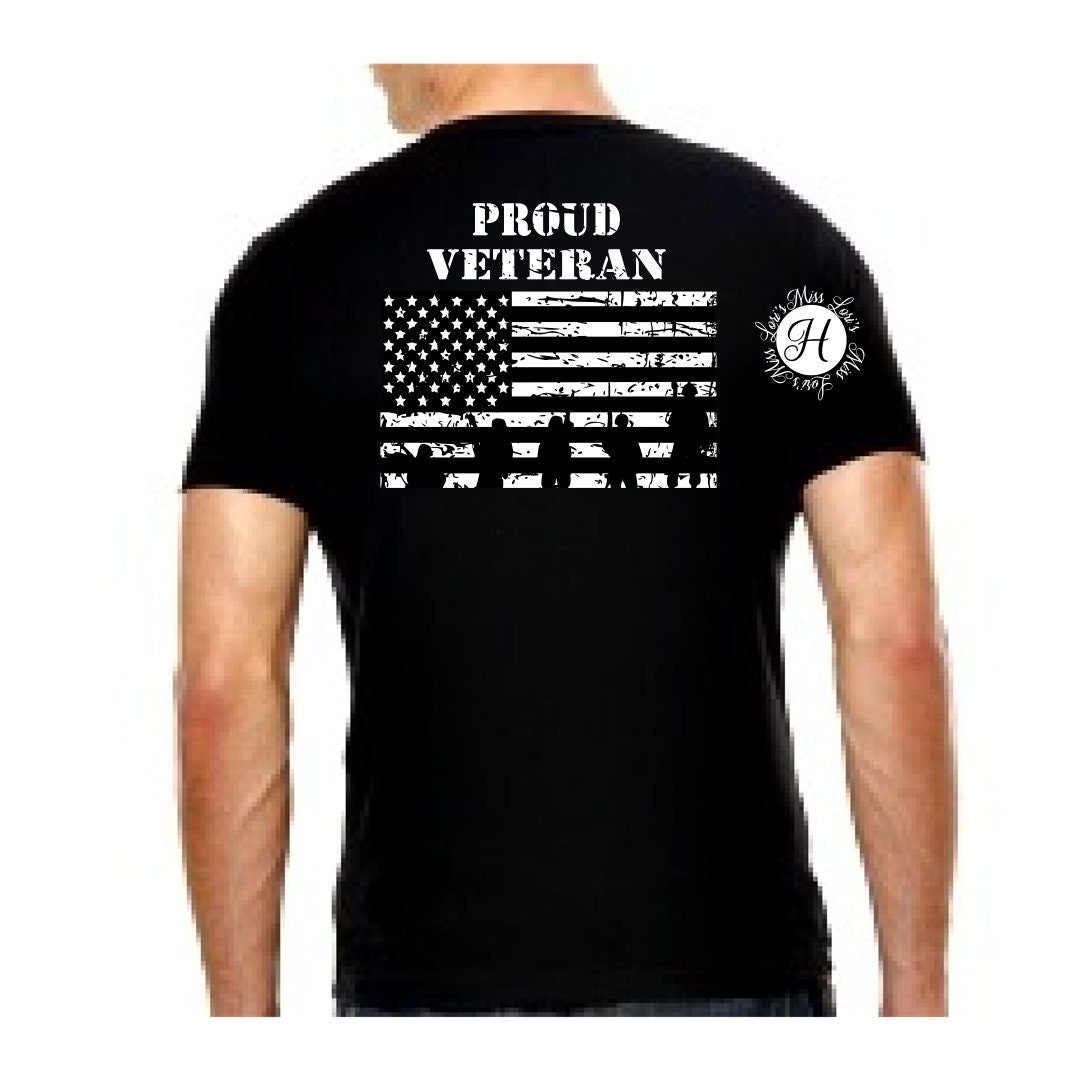 Download Proud Veteran Flag Distressed SVG dfx PNG EPS Veteran | Etsy