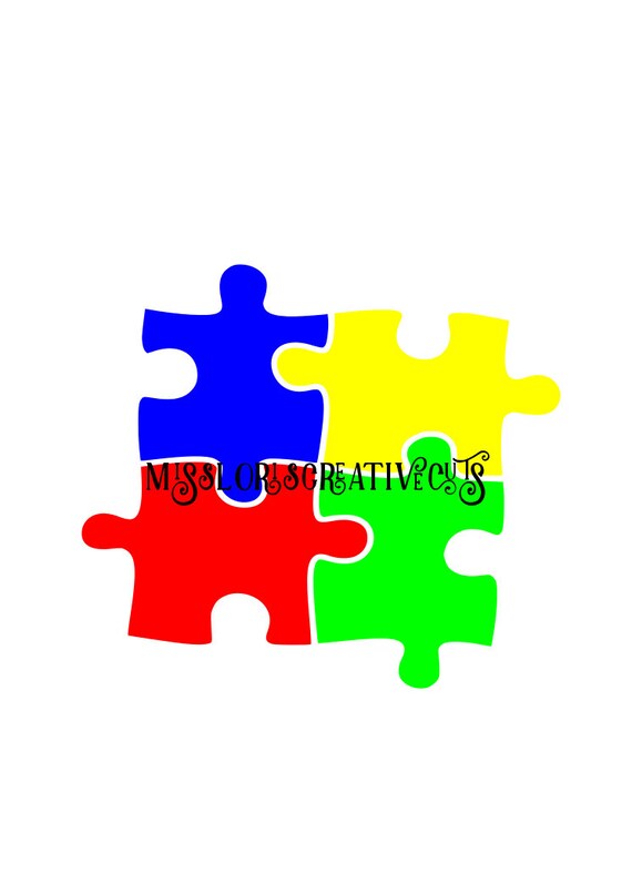 Download Autism puzzle awareness SVG DFX Cricut cameo autism puzzle ...