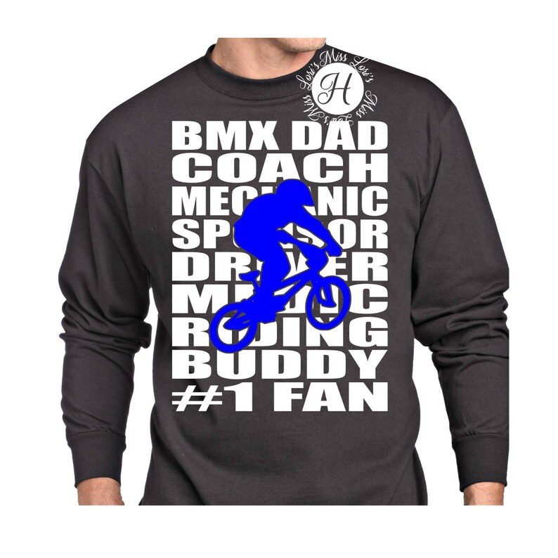 Download BMX Dad coach mechanic driver sponsor 1 fan SVG DFX eps | Etsy