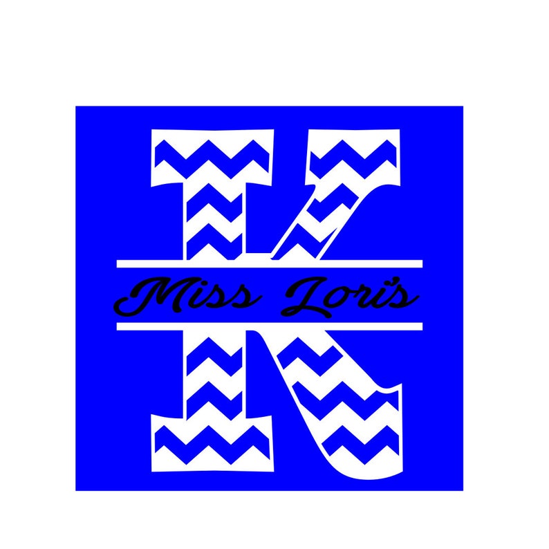 Download Split letter CHEVRON Letter monogram K SVG DFX cricut ...
