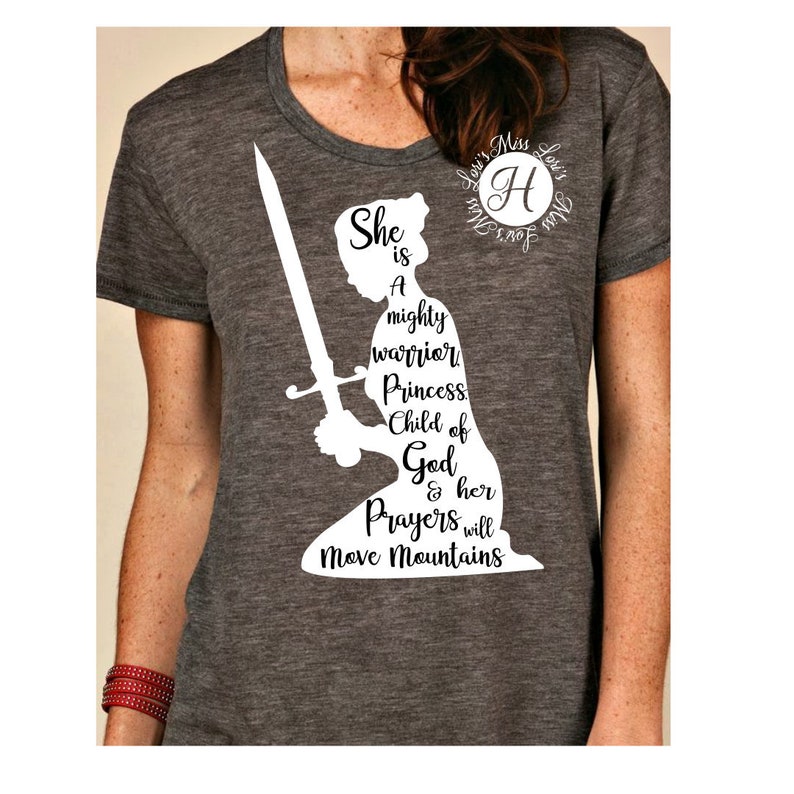 Download She is a mighty warrior princess Child of God and her | Etsy