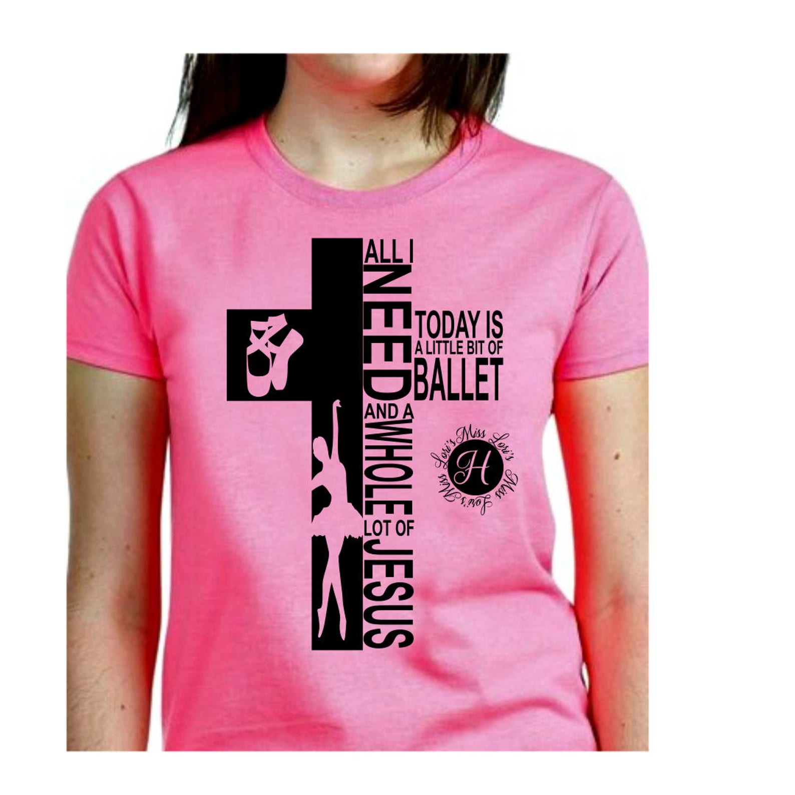 ballet all i need is ballet and a whole lot of jesus cross svg dfx design ballet, point shoes, ballet dancer svg, jesus svg, chr