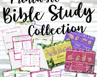 Colección de estudios bíblicos imprimibles, amarse unos a otros arte de versículos bíblicos imprimibles, descarga digital de tarjetas de felicitación Tarjetas de felicitación Regalo religioso