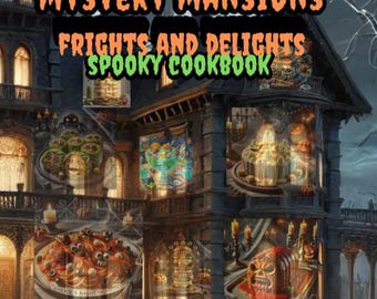 Mystery Machine inspired Cookbook...Mytery Mansions Frights and Delights Spooky Cookbook