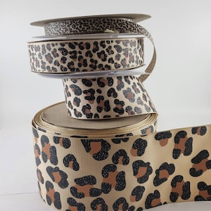 Cinta de leopardo / 3 pulgadas / arcos para el cabello / usdr/guepardo