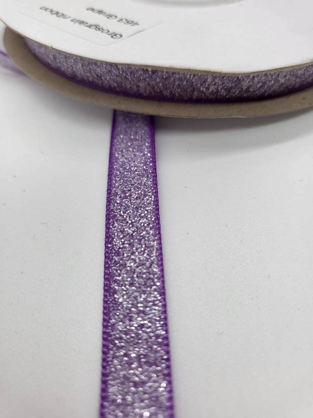 3/8 Inch Glitter Ribbon: Soft Sparkle Hair Bow Ribbon - Etsy