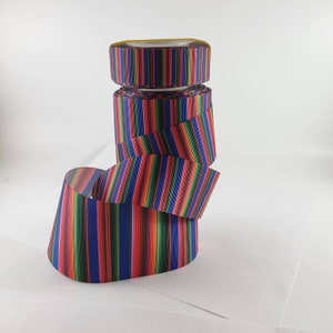 Blue Serape ribbon / 3 inch / hair bows/ usdr/serape/ serape