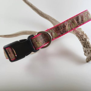 Giraffe Dog Collar, leash and key fob/SBDM/ Stand tall little one