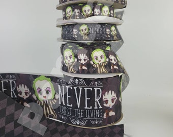 Beetle Guy/halloween/scary/horror/ ribbon / 3 inch / hair bows/ usdr