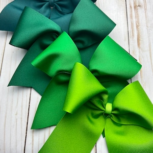 Solid Cheer Bow: USDR Ribbon Hair Bow