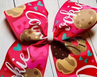 Girl Scout Cookie Bow/ Daisy/ Brownie/ cheer bows/ cookie bows/ Boutique hair bows/