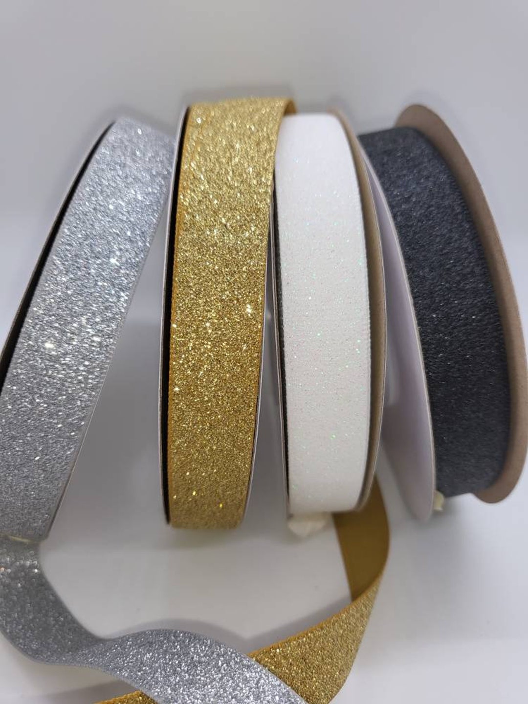 Glitter Ribbon: 5/8 Inch Soft Sparkle Ribbon for Hair Bows - Etsy
