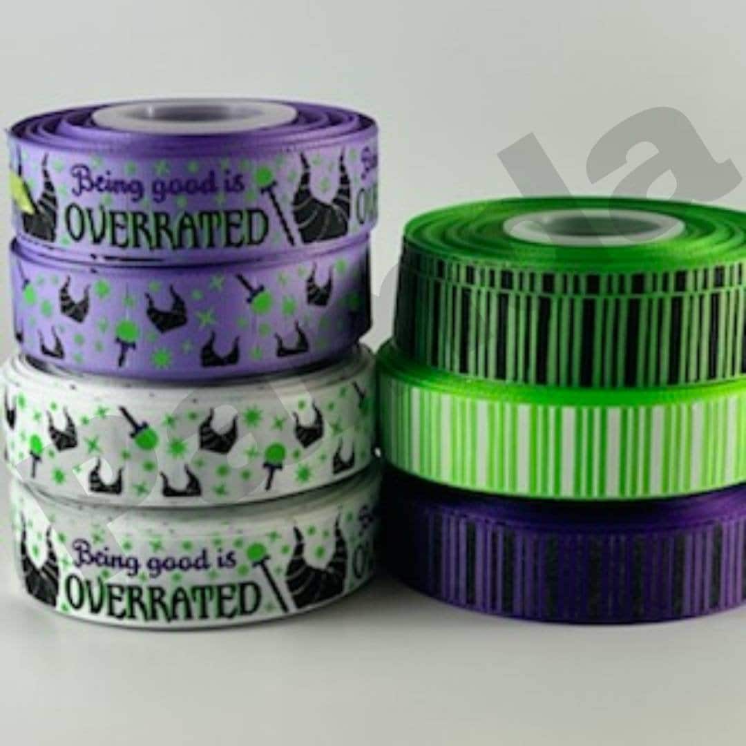 Glow in the dark/evil dragon/ Halloween/ombre/ ribbon / 3 inch / hair bows/ usdr