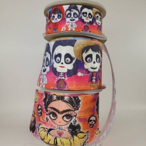 Cocoa/inspired ribbon/ribbon/usdr/day of the dead/ BY THE YARD