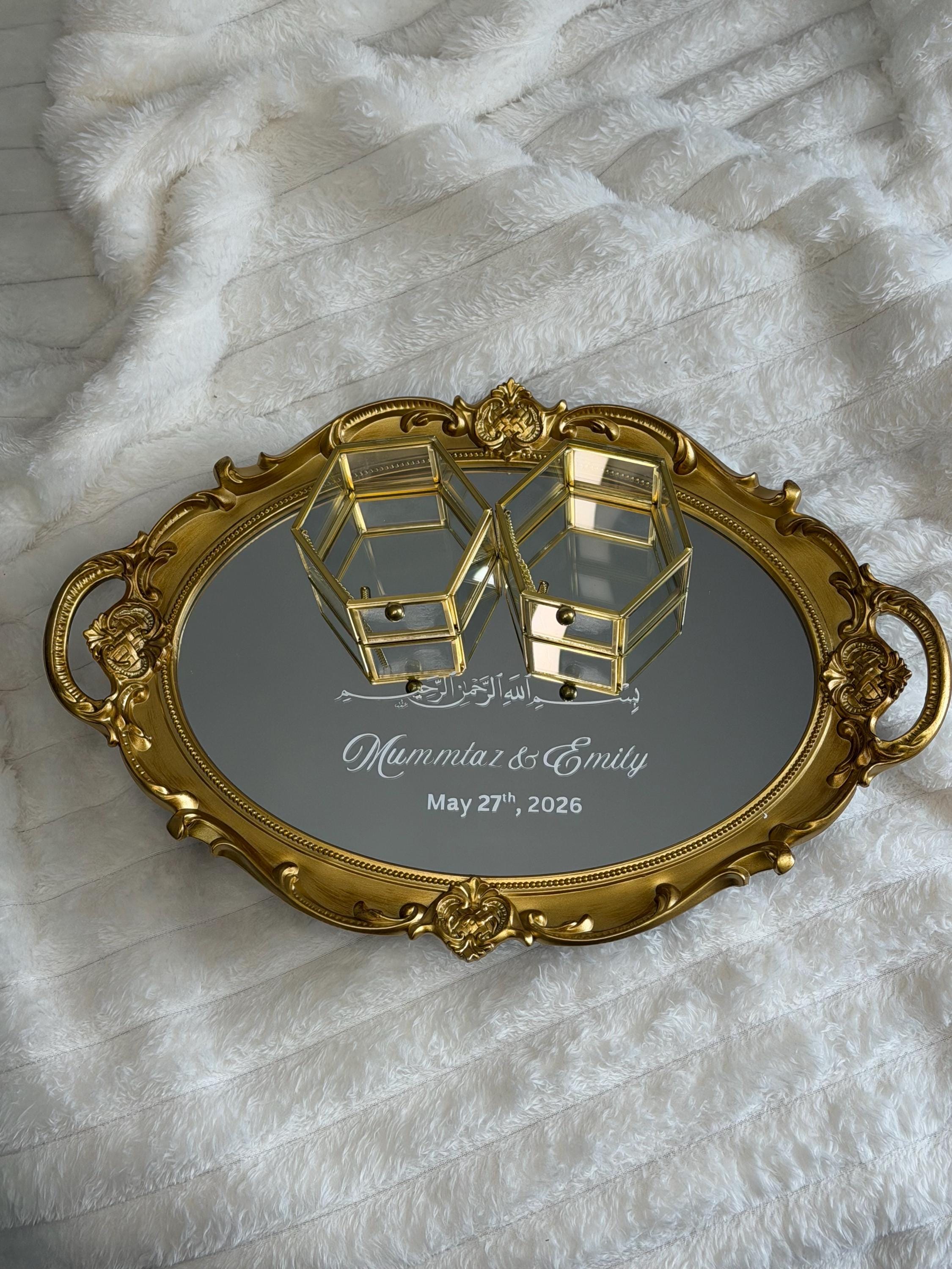 Vintage Mirror Tray - Etsy Canada