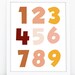 Printable Number 5, Number Five Poster, Black and White Number ...