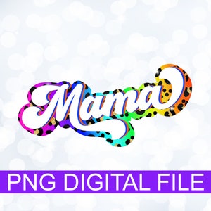 Mamma png, mamma leopardo, disegno sublimatico, stampa t-shirt, disegno png, mamma stampabile
