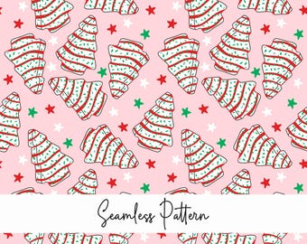 Christmas tree Cake Seamless pattern, Christmas cakes, Christmas Dessert, Christmas scrapbooking, Christmas sweets png, Small Size