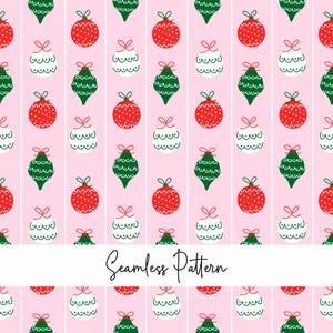 Luci di Natale senza cuciture, Natale rosa, Scrapbooking Natale, carta da parati natalizia, motivo per tessuti, dimensione piccola