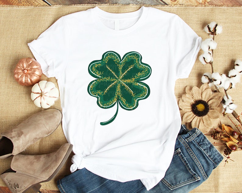 Four-leaf Clover Png St. Patrick's Day Clover Png - Etsy