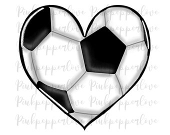 fútbol png, deporte png, juego de equipo, sublimación de fútbol, pelota png, corazón png, impresión png, uso comercial
