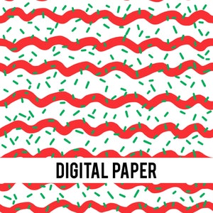 Christmas Cake icing digital paper, Christmas cakes, Christmas cookies png, Christmas scrapbooking, Christmas sweets png, commercial use