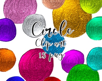 Cirkel clipart, Instagram iconen png, Glitter cirkel clip art, Gouden cirkel, cirkel label, digitale fotolijst, ronde frame