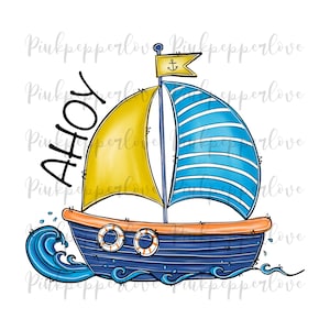 Boat png, Nautical, Sailboat png, Life on a boat, Speedboat png, Pirates png, Sublimation boat, digital file, commercial use