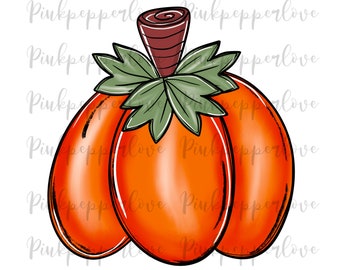 Kürbis png, oranger Kürbis, Kürbisblätter, Sublimationskürbis, Herbst, Kürbis ClipArt, kommerzielle Nutzung
