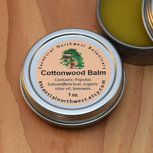 Cottonwood Balm 1 oz. screw top tin - Balm of Gilead - Cottonwood Salve