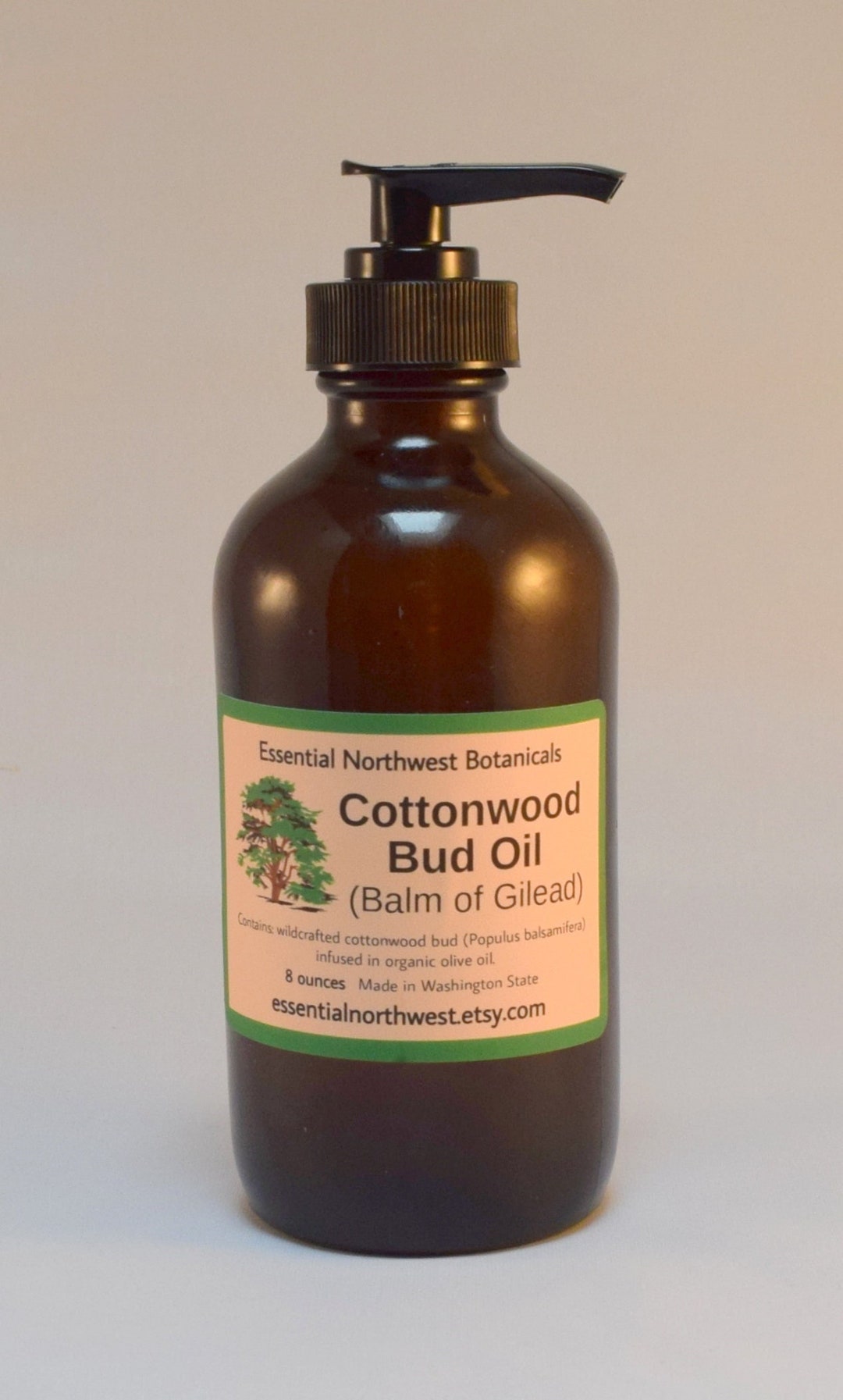 Cottonwood Bud Oil 8 Oz. Balm of Gilead Massage Oil Etsy