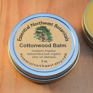 Cottonwood Balm 2 oz. tin  - Balm of Gilead - Cottonwood Salve