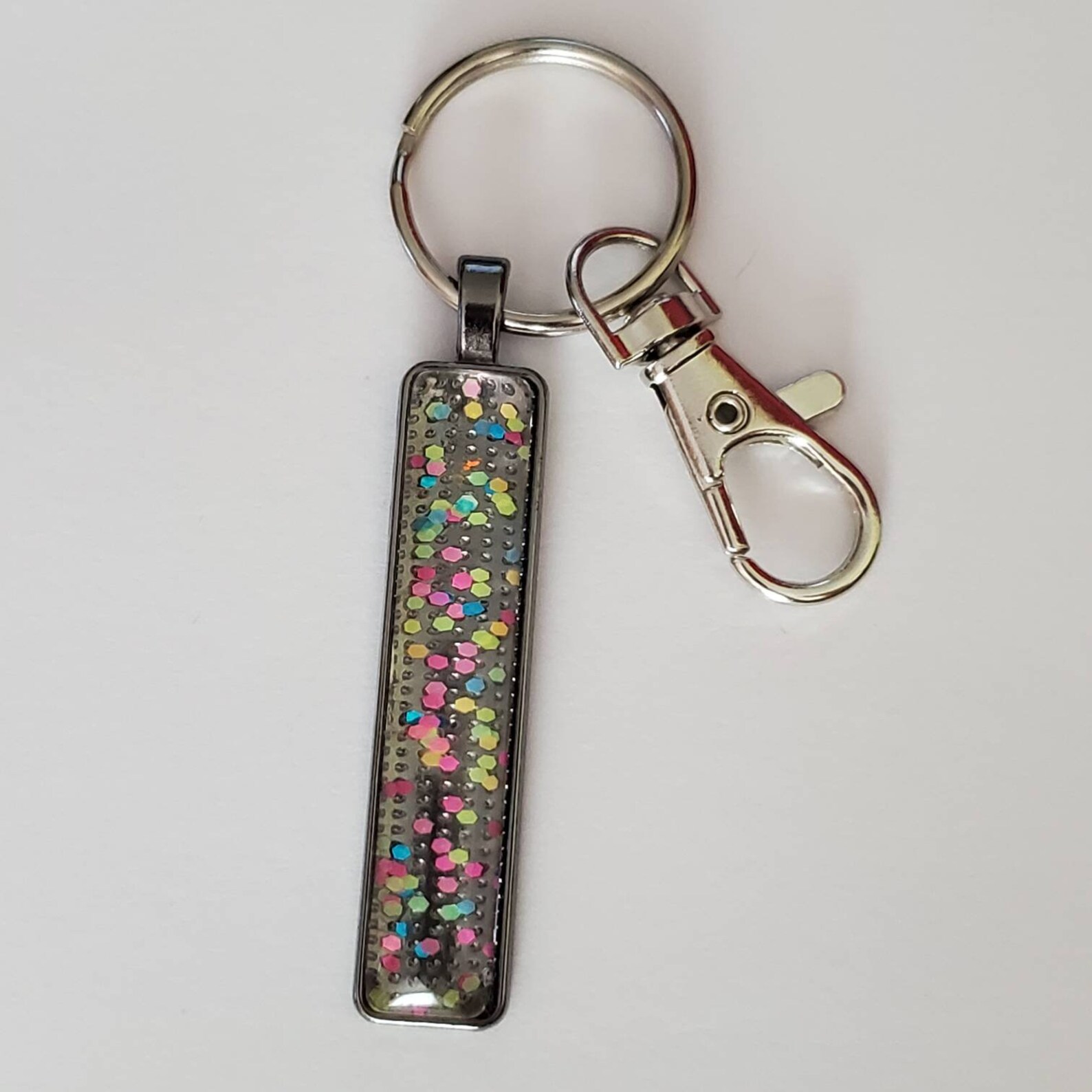 Glass pendant Keychain sparkly Keychain keychain girl Etsy