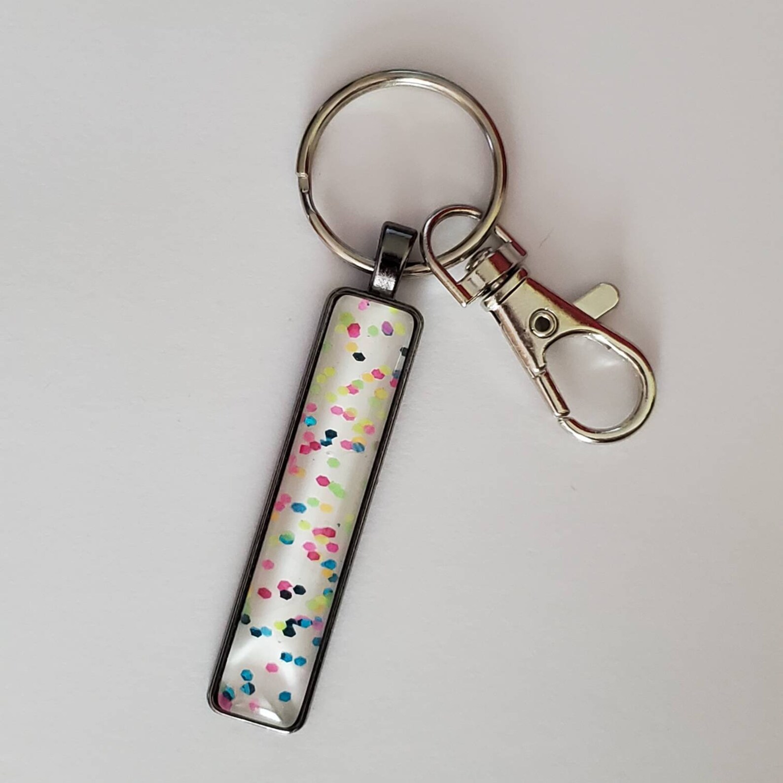 Glass pendant Keychain sparkly Keychain keychain girl Etsy