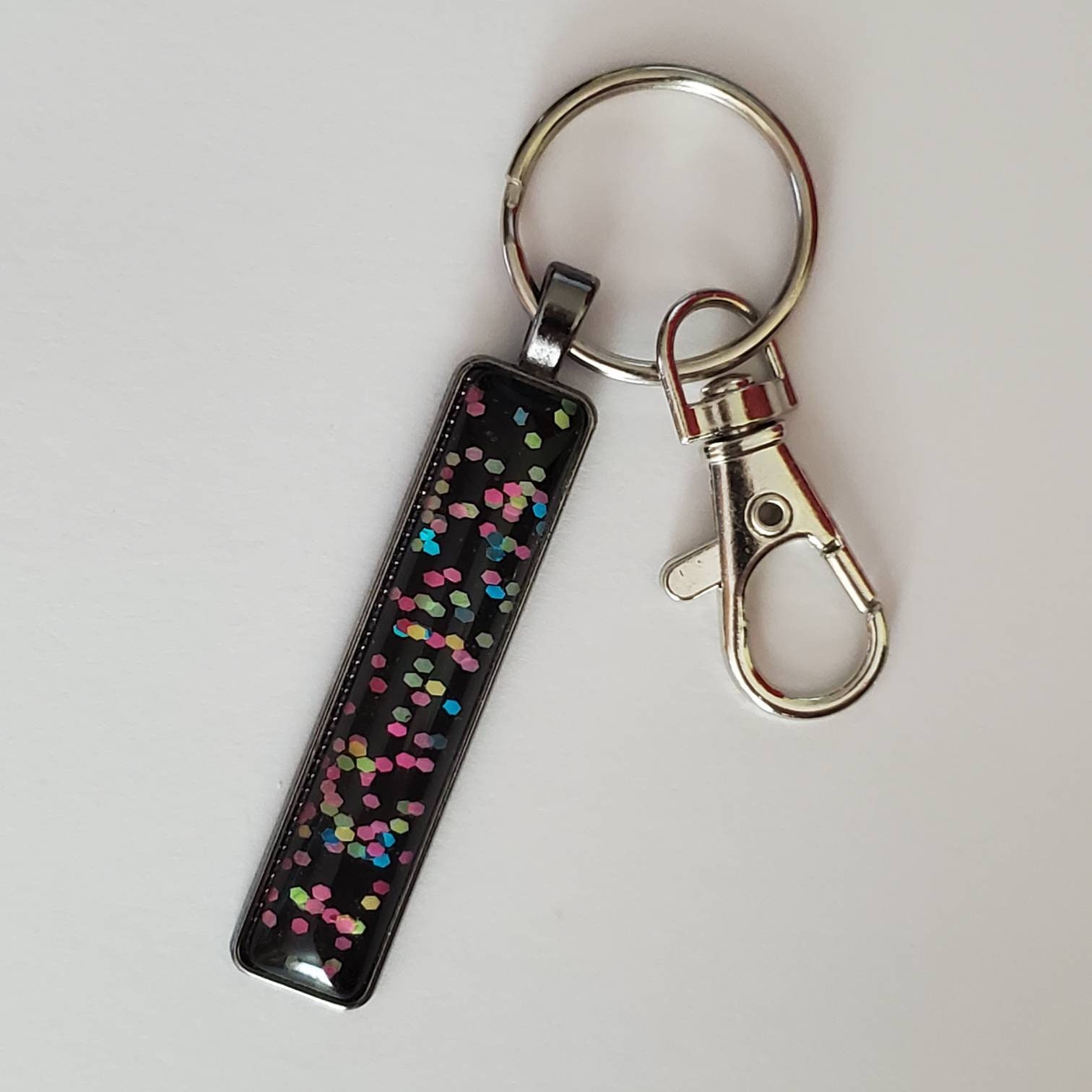 Glass pendant Keychain sparkly Keychain keychain girl Etsy