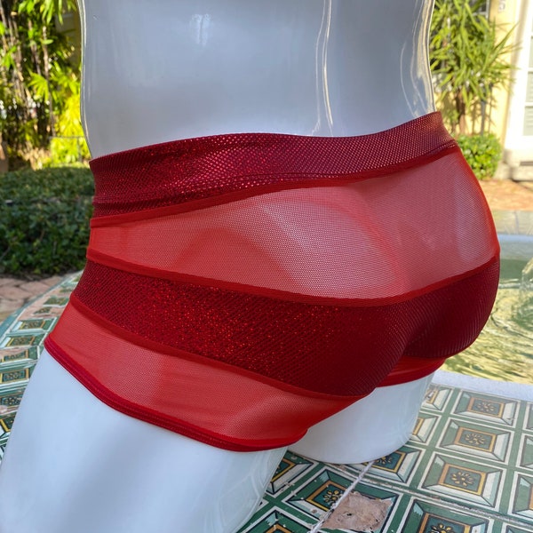 Mens Mesh Underwear Etsy