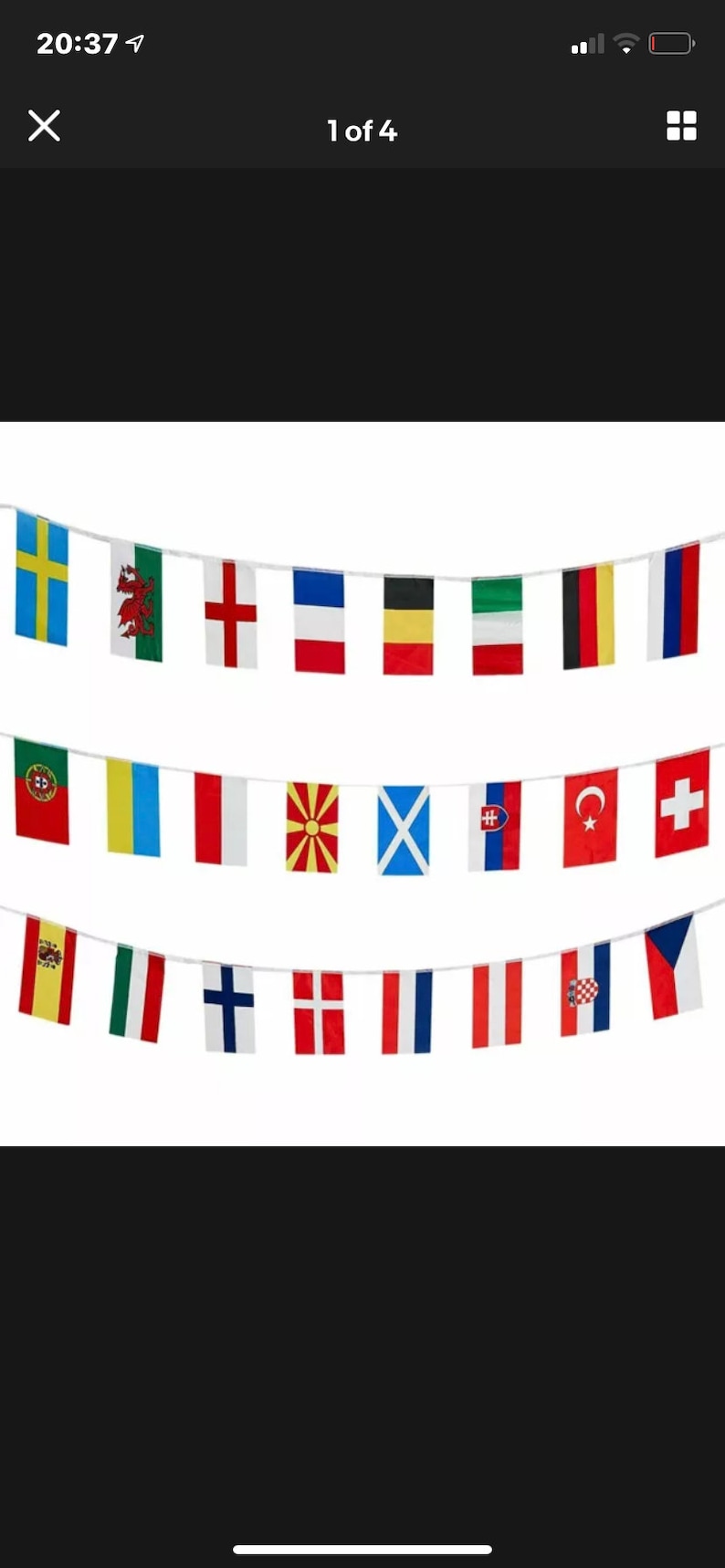 World Flag Bunting, 8m, Country Flags for Sporting Events - Etsy