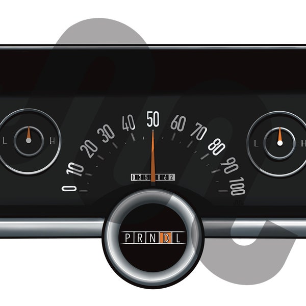 Dashboard PNG DIGITAL FILE, Vintage Auto Car Black White Chrome Spedometer Gauges Racing Mechanic Truck, Artwork Image, Sticker Shirt Design