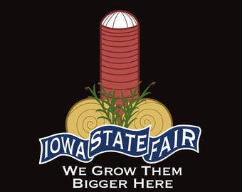 Iowa State Fair PNG DIGITAAL BESTAND, hier groter worden, grappige vuile humor, boerderij grap Midwest, TShirt sticker afbeelding 300dpi downloaden transparant