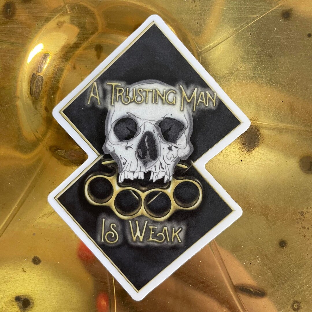 Crooked Teeth Sticker Zach Bryan Music Merch Outlaw Country Etsy