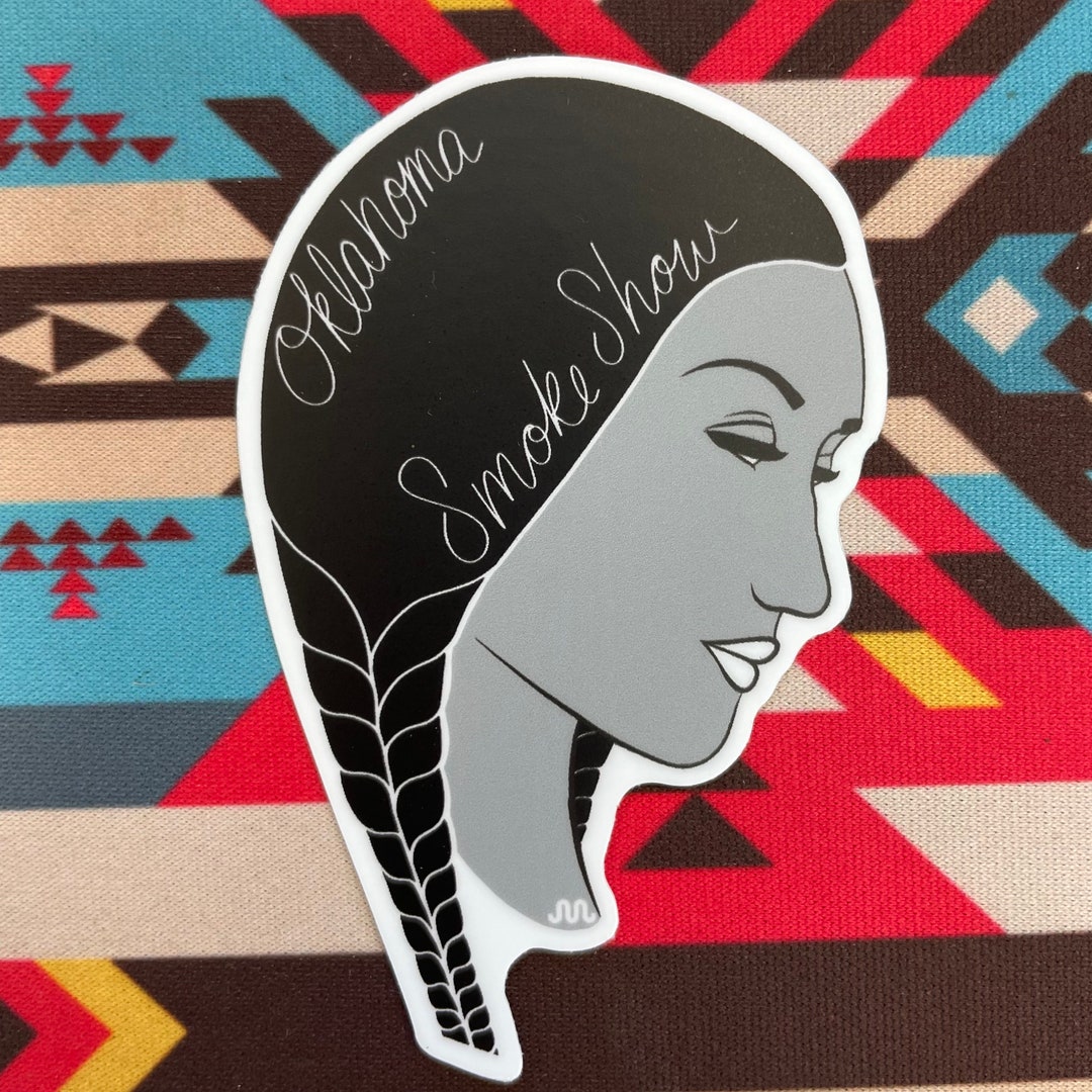 Oklahoma Smokeshow, Zach Bryan Sticker, Red Dirt Fan Merch, Indigo Folk
