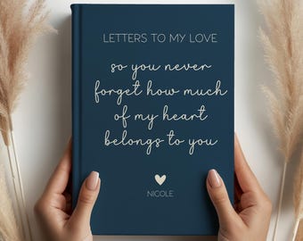 Personalized Letters To My Love Custom Notebook Engagement Legacy Journal 14th Anniversary Gift Custom Memory Journal Anniversary Journal