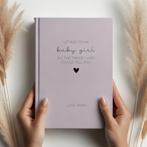 Diario de la pérdida de un bebé, cartas a mi bebé, regalo por la pérdida de un embarazo, regalo para un mortinato, regalo para una madre por un aborto espontáneo, libro conmemorativo por la pérdida de un bebé.