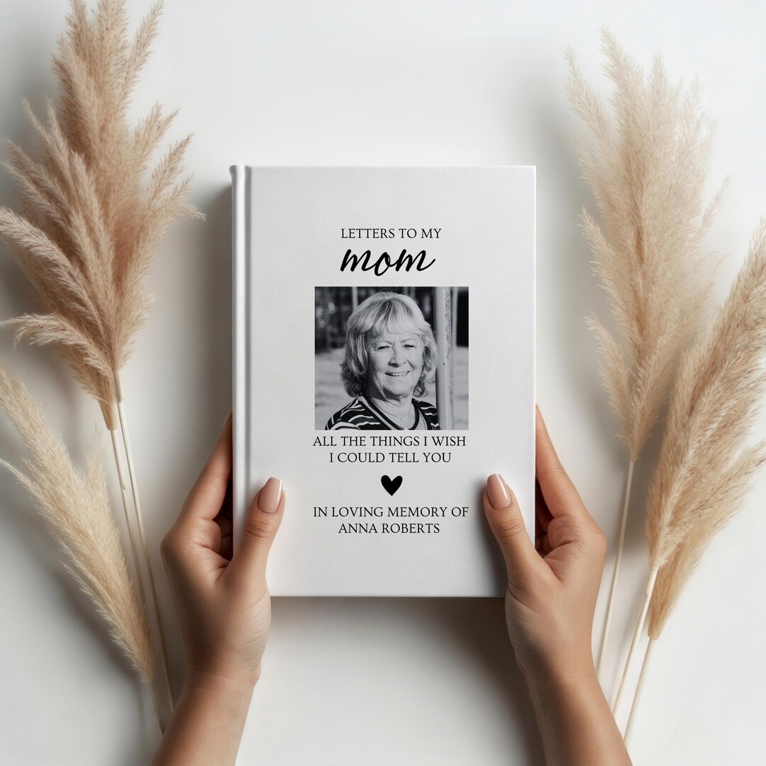 Letters to My Mom Notebook, Mom Grief Journal, Mom Memorial Gift, Mom ...