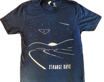 Strange Days Triangle UFO t-shirt (Sizes run BIG!)