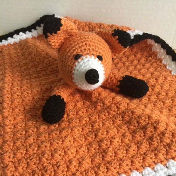 Crochet Fox Lovey Plushie