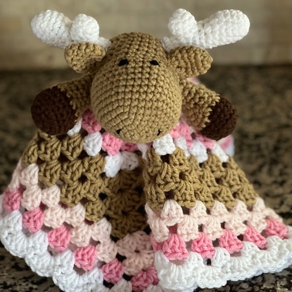 Moose Stuffie Lovey New Baby Welcome Shower Gift